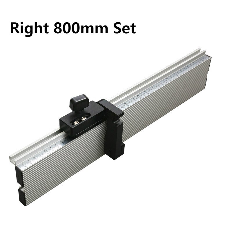 600/800 Mm Spoor Beugels Mijter Track Stop Schaal Set Houtbewerking T Slot Aluminium Tafelcirkelzaag Hek Werkbank Diy houtbewerking Gereedschap