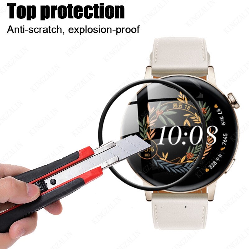 Ochraniacz ekranu dla Huawei zegarek GT 3 2e GT3 GT 2 pro 42mm 46mm inteligentny zegarek folia ochronna dla Huawei GT3 GT 2 pro miękkie szkło