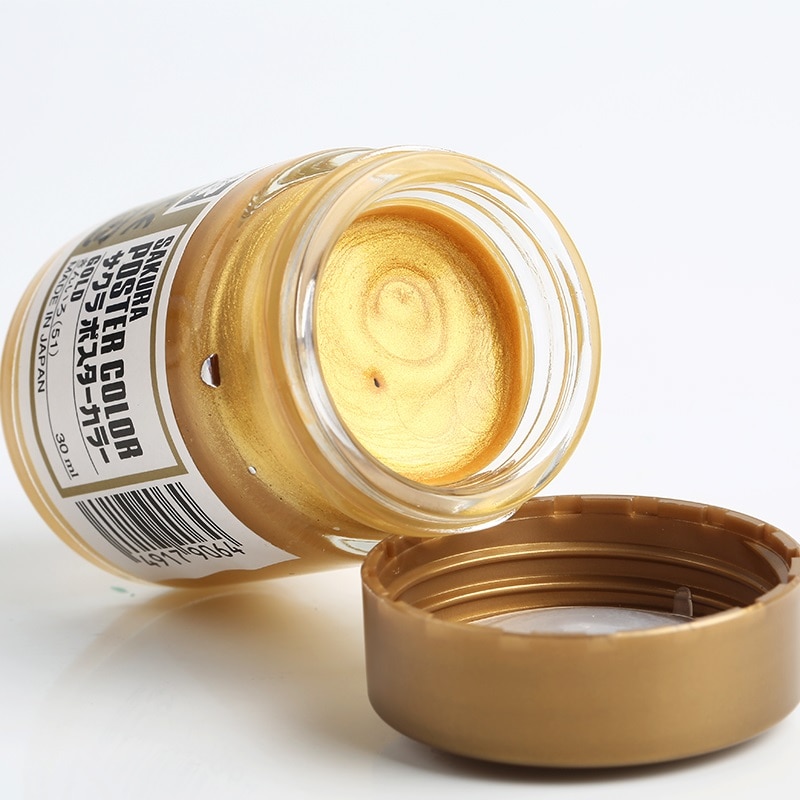 Japan Pentel 30 ml Goldene Silber Entschleimung Gouache Pigment Werbung Pigment Kalligraphie