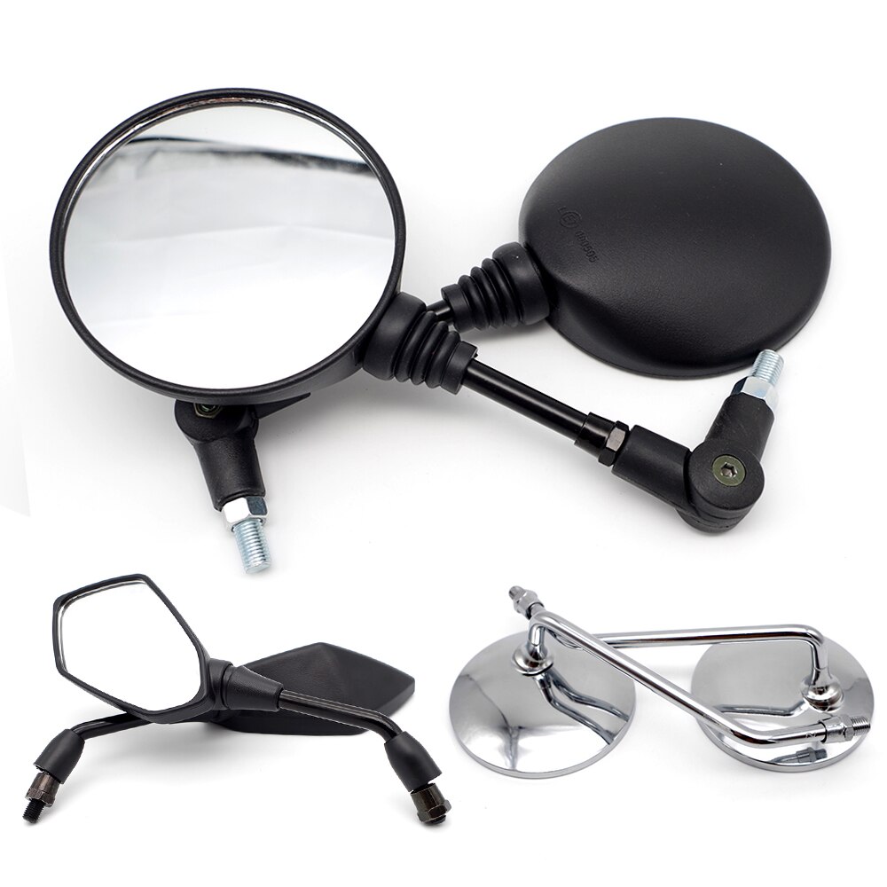 Rétroviseur latéral pliable pour guidon de moto, pour vespa gts bandit 1200 specchi moto kawasaki  er5 shadow 750