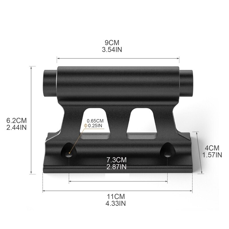 Bike Fork Mount Quick Release Bicycle Front Fork Mount Durable Aluminum Alloy Bike Block Fork Fixed Clip for Truck SUV