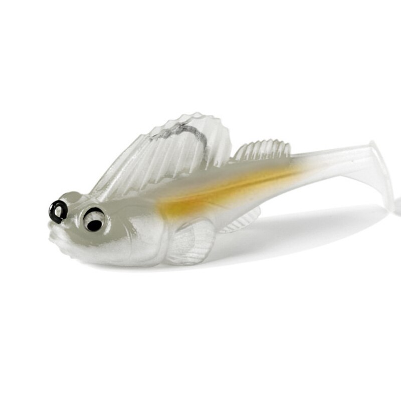 80mm 14g Ultra Realistic Goby Paddle Soft Lure Fish Baits Finest Detailed Softbait Swimbait Fishing Bait