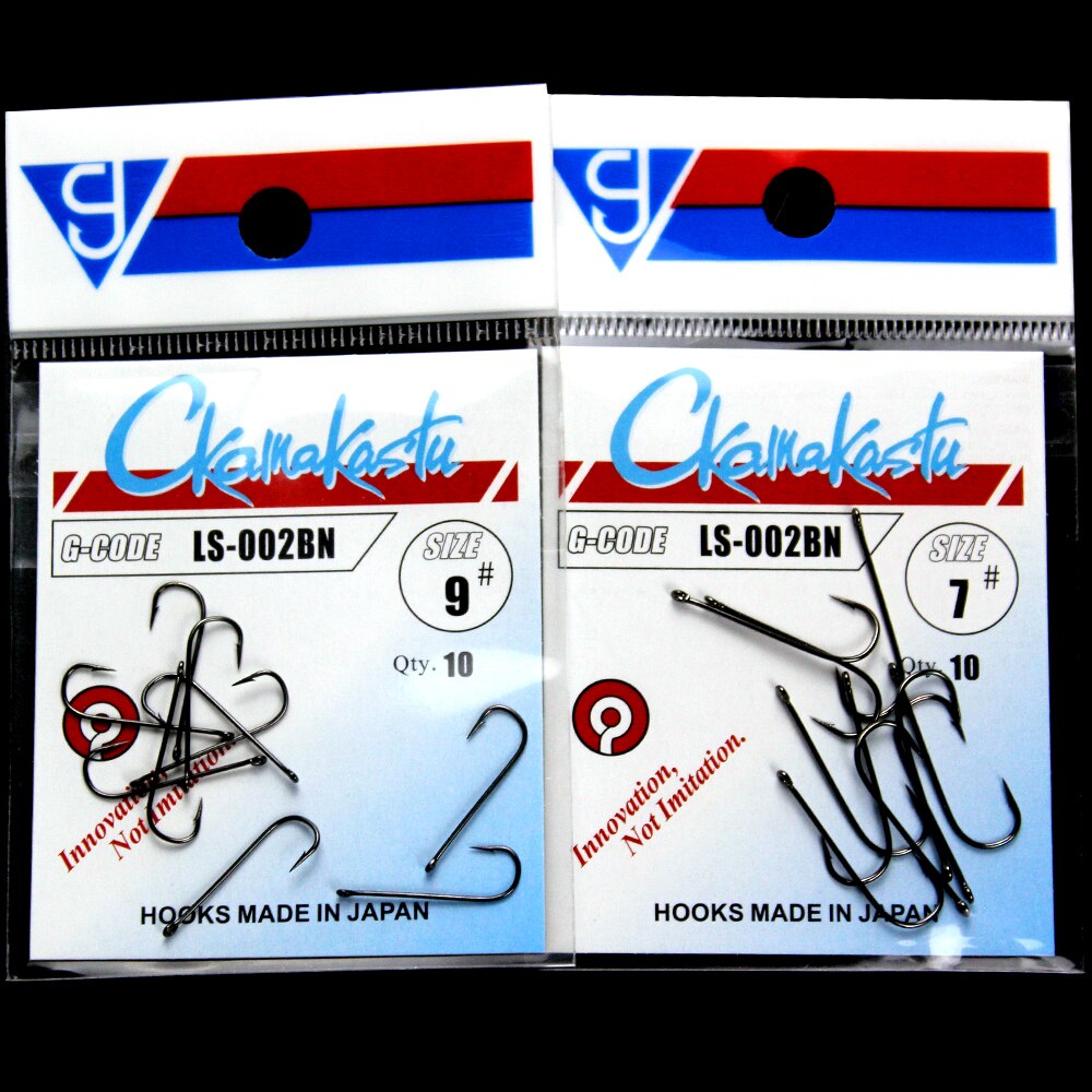 10pcs / 30pcs fishing hooks Long Fish Round Bent Joint Hook gamakatsu