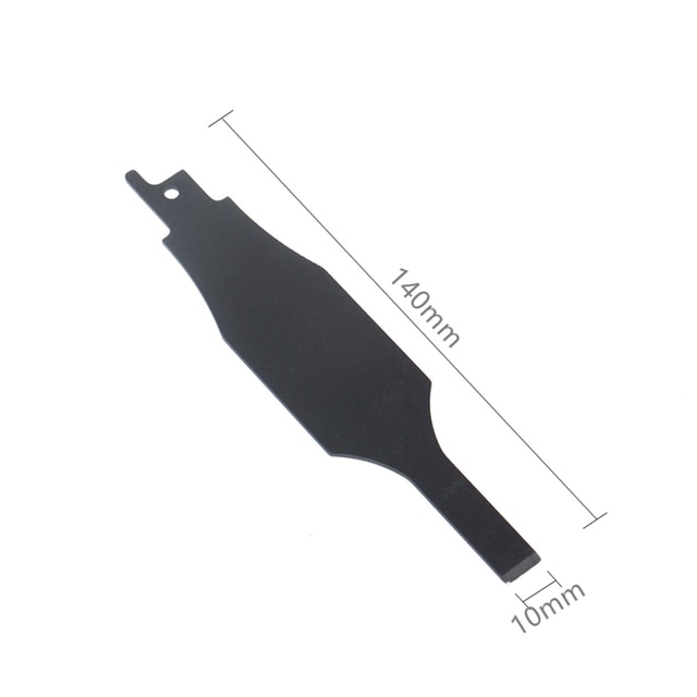 140mm Multifunctional Scraper HCS Reciprocating Saw Blades Shovel For Cleaning Removal Tile Grout Electric Shovel Wall Scraper: 10mm