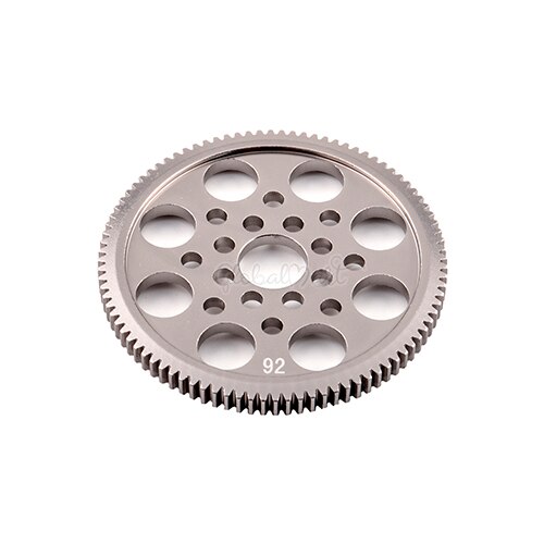 Metallo 48P Spur Gear 92T 85T 80T Pignone 18T 19T 20T 21T 22T 23T 24T 25T 26T Ingranaggi Del Motore Per Sakura R31 G31 SCX10 AX10 Traxxas HPI: 1PCS 92T