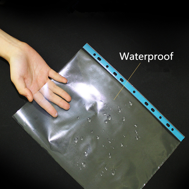 10pc 11 Holes A4 Presentation Binder Vertical File Bag Folder Holder Office School Supply Stationery Business File Cover Storage