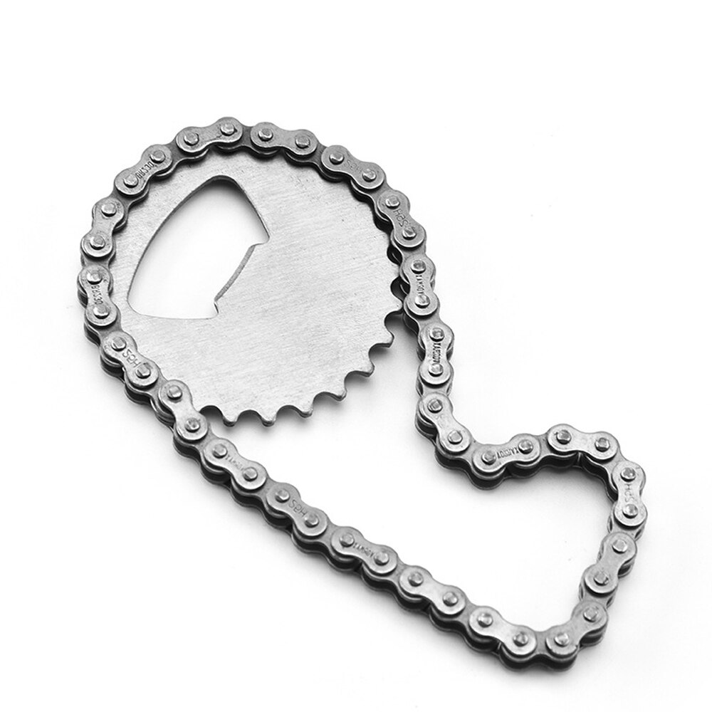 Wall Mounted Stainless Steel Chain Bottle Opener Cap Lifter Can Opener Drinks Household Beer Party Kitchen Accessories