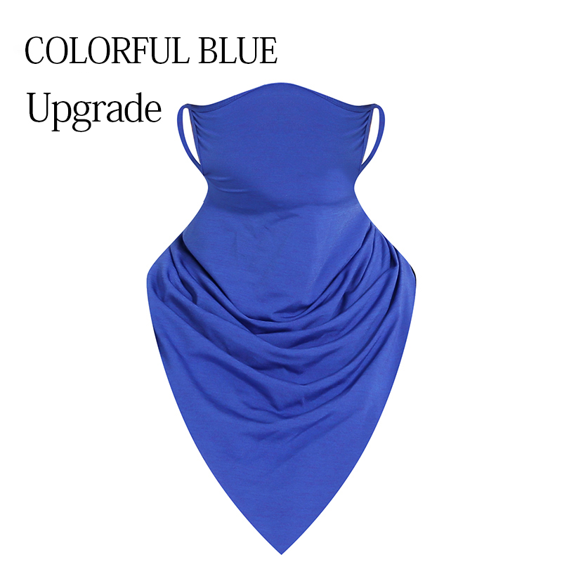 Triangle Summer Outdoor Sports Scarf Breathable Ice MTB Cycling Bandana Bicycle Headwear Ride Neck Mask Bike Headband Scarf: Yellow