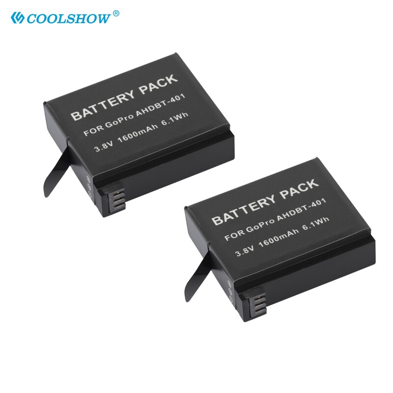 Ahdbt 401 1600Mah 3.7V Voor Go Pro Hero4 AHDBT-401 AHDBT401 Li-Ion Digitale Camera Batterij Voor Gopro 4 Hd hero 4 Batterijen