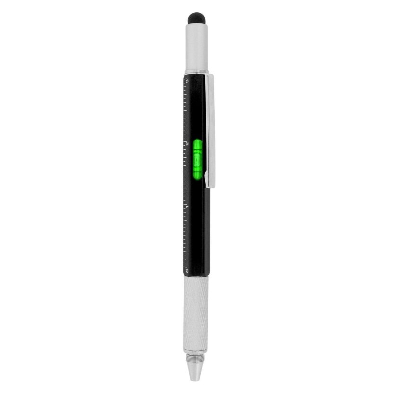 Multifunction Touch Sn Stylus Pen with Spirit Level Ruler Screwdriver: Default Title