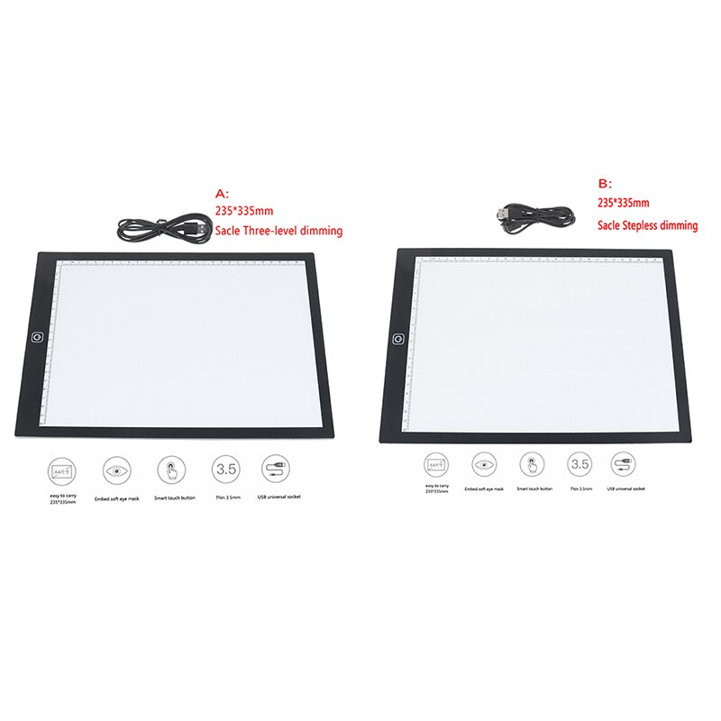 Drawing Tablet Digital Graphic Tablets Electronic Writing Painting Light Box Tracing Copy Board Pad Table for Kids