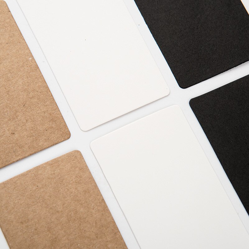 20 pcs/lot Cute Black White Tarjetas Kraft Paper Cards Memo Pad Note Pads Card Stationery School Supplies Card