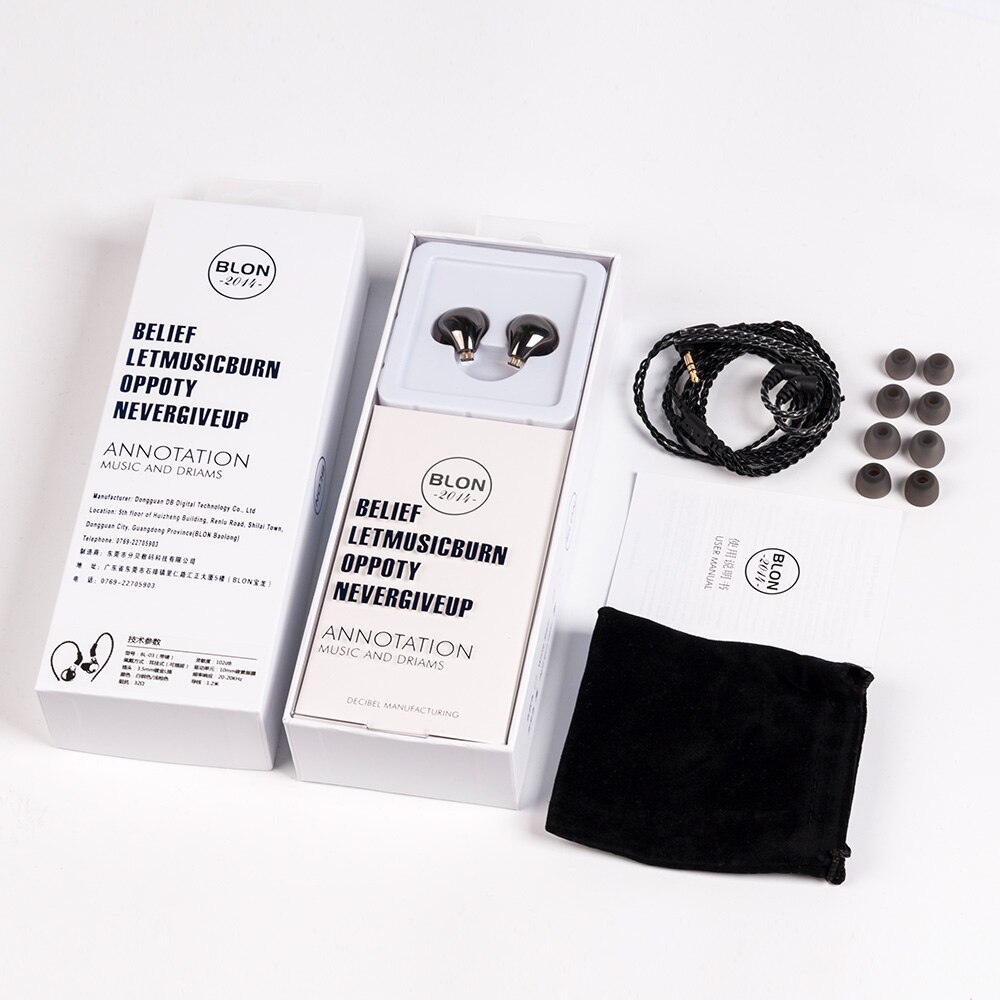 BLON BL03 10mm Carbon Membran Dynamische Treiber HIFI In-Ear-Monitor Wired Kopfhörer Gaming Kopfhörer Ohrhörer Headset bl03 bl07 iem