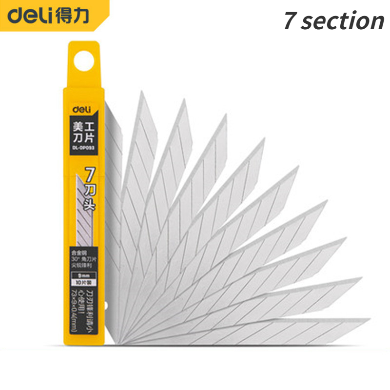 Delikatessen 9/18 mm tragbare Allzweckklinge, SK4-legierter Stahl, schwarzkantige Multi-Klinge, 10 Stück, Leiter, T-förmige industrielle Ersatzklingen: Schwarz