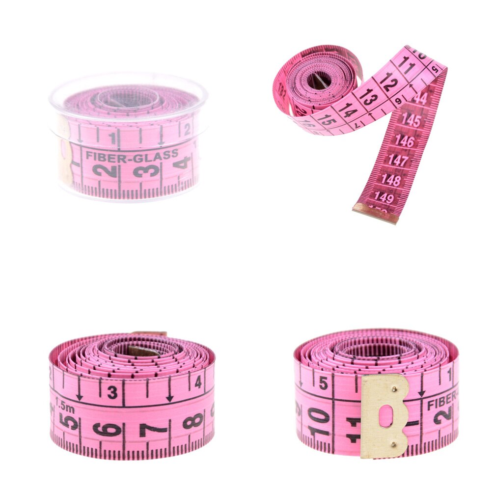 Mètre couture ruban à mesurer couture tailleur ruban à mesurer doux 60 pouces 1.5 Mt couture règle pas cher corps Machine à mesurer