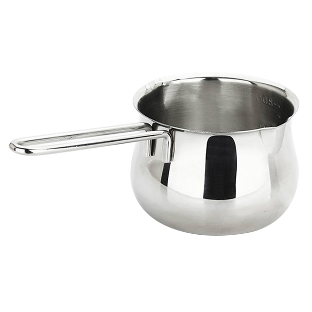 Stainless Steel Butter Warmer Coffee Milk Warmer Coffee Pot Milk Saucepan