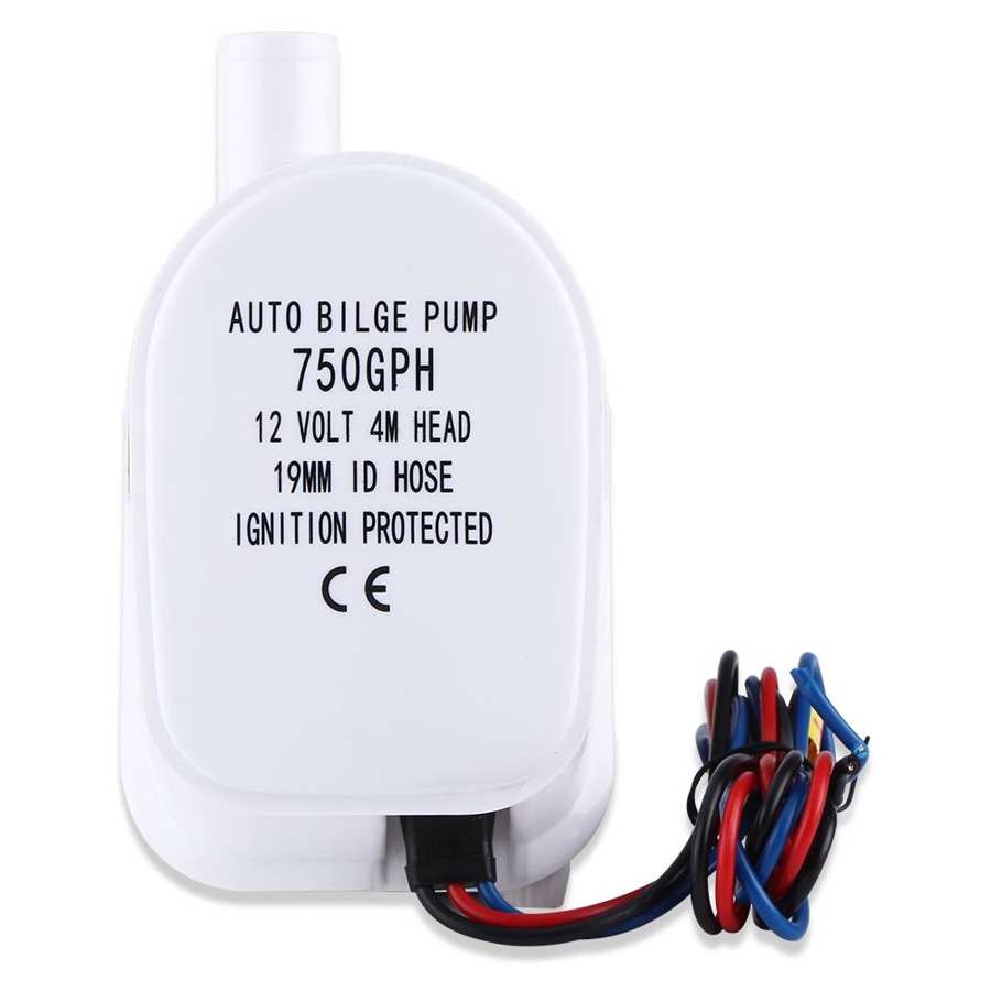 12V 750GPH Automatic Submersible Bilge Water Pump With Float Switch For Boat
