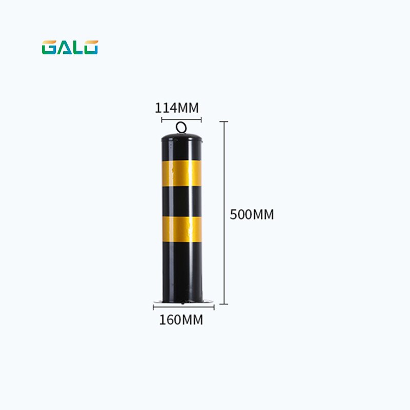 Steel Warning Column Road Safety Traffic Flexible Delineator Post with reflective sticker: A type
