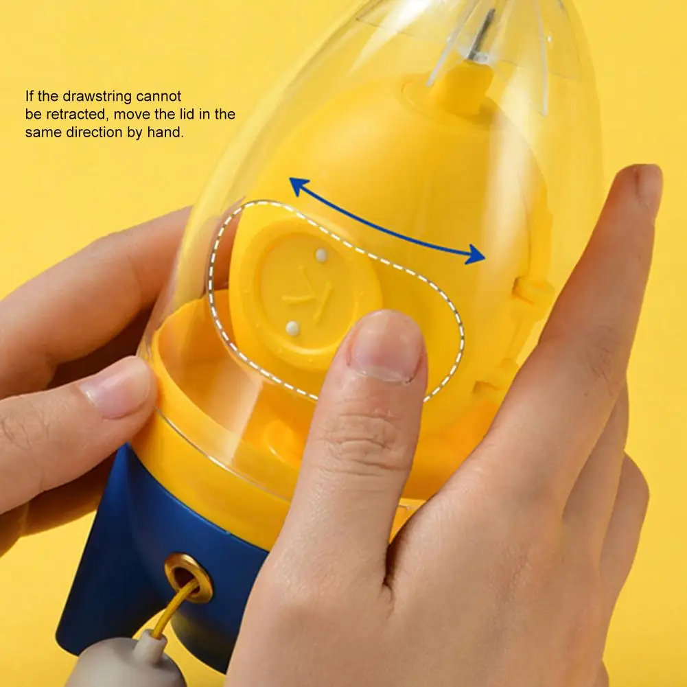 Neue Ei Scrambler Homogenisator Manuelle Ei Rührgerät Ziehen Seil Goldene Ei Hersteller Haushalt Küche Werkzeug Küche Spielereien