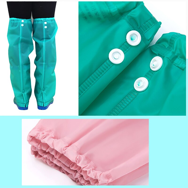 Pantalones de lluvia impermeables para niños, polainas para senderismo, ropa de lluvia Infantil, pantalones a prueba de lluvia