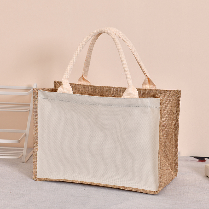 Upgrade linnen tas met ritssluiting, eenvoudige cadeautas, stijlvolle boodschappentas