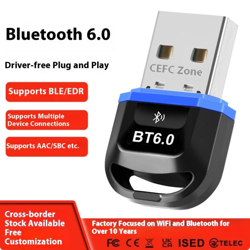 USB Bluetooth 5.1 Adapter - Ontvanger & Zender voor PC Windows 11/10/8.1 - Toetsenbord/Muis Dongle