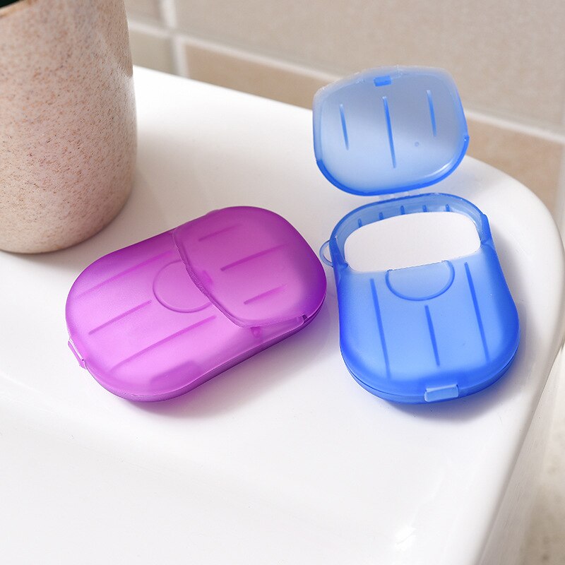 20 piezas de papel para jabón de manos, Mini láminas aromáticas desechables para jabón espumoso, por caja