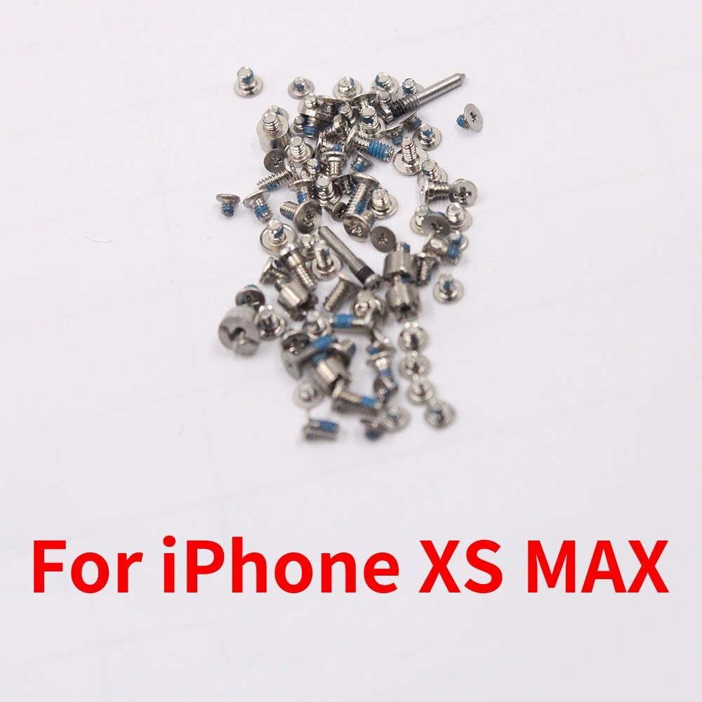 PINZHENG Completo Kit di Viti Per il iPhone X XR XS XSMax Screw Set di Ricambio 2 Viti Dock in Basso Set di Accessori di Riparazione bullone