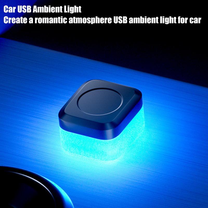 1PC Mini USB LED Autolicht Auto-interieur Sfeerlicht Noodlampen Auto Kleurrijke Decoratieve Lamp Auto-accessoires
