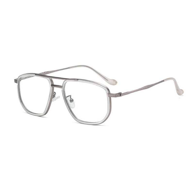 Lunettes aviateur de styliste, Style pilote, monture de lunettes anti-lumière bleue pour hommes et femmes
