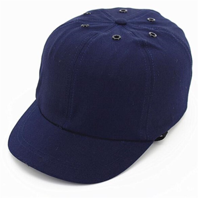 Multipurpose 6 huller luftgennemtrængelig sikkerhedshjelm antikollisionshjelm crash helment baseball cap