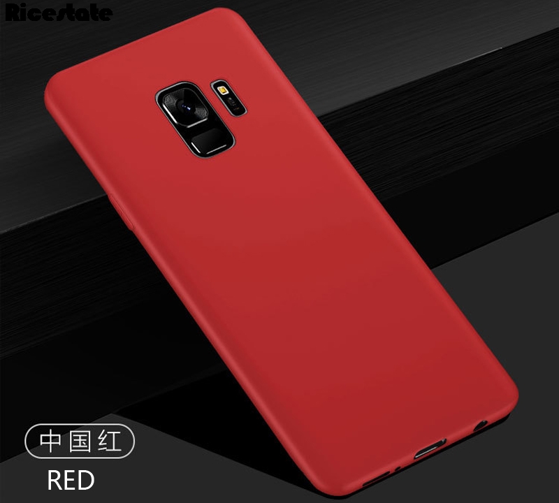 Fundas Für Samsung Galaxy A6 Fall Weiche Silikon TPU Matte Abdeckung Für Samsung A6 Plus A6 + A6 + telefon Fall: For Samsung A6 / Rot