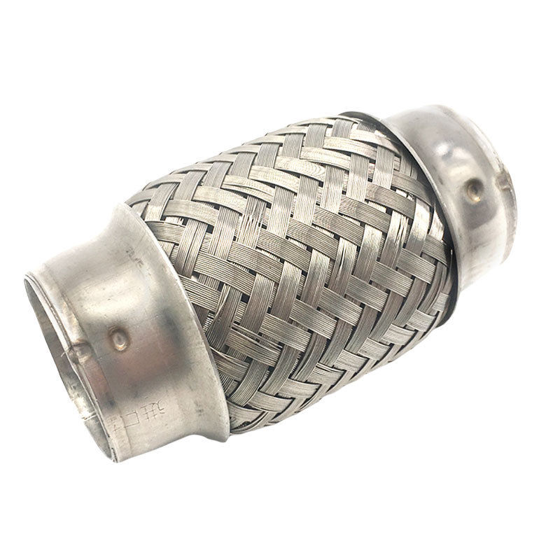1.5" x 4" Stainless Steel Exhaust Flex Pipe Double Braid Braided Flexi Flexible