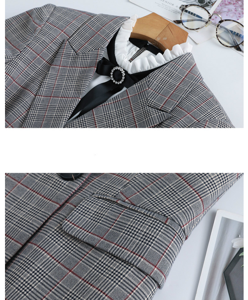 Women'S Holiday Style Printed Blouse Long Two-Piece Suit