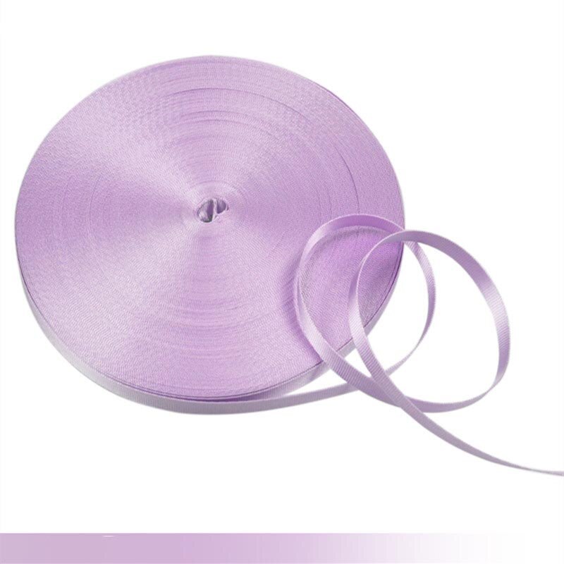 45meter Meetee 10mm Bunte Nylon Gurtband Band Straps Bias Band für Handgemachte Arbeit Karten Strap Kleidung Nähen Zubehör: LightPurple