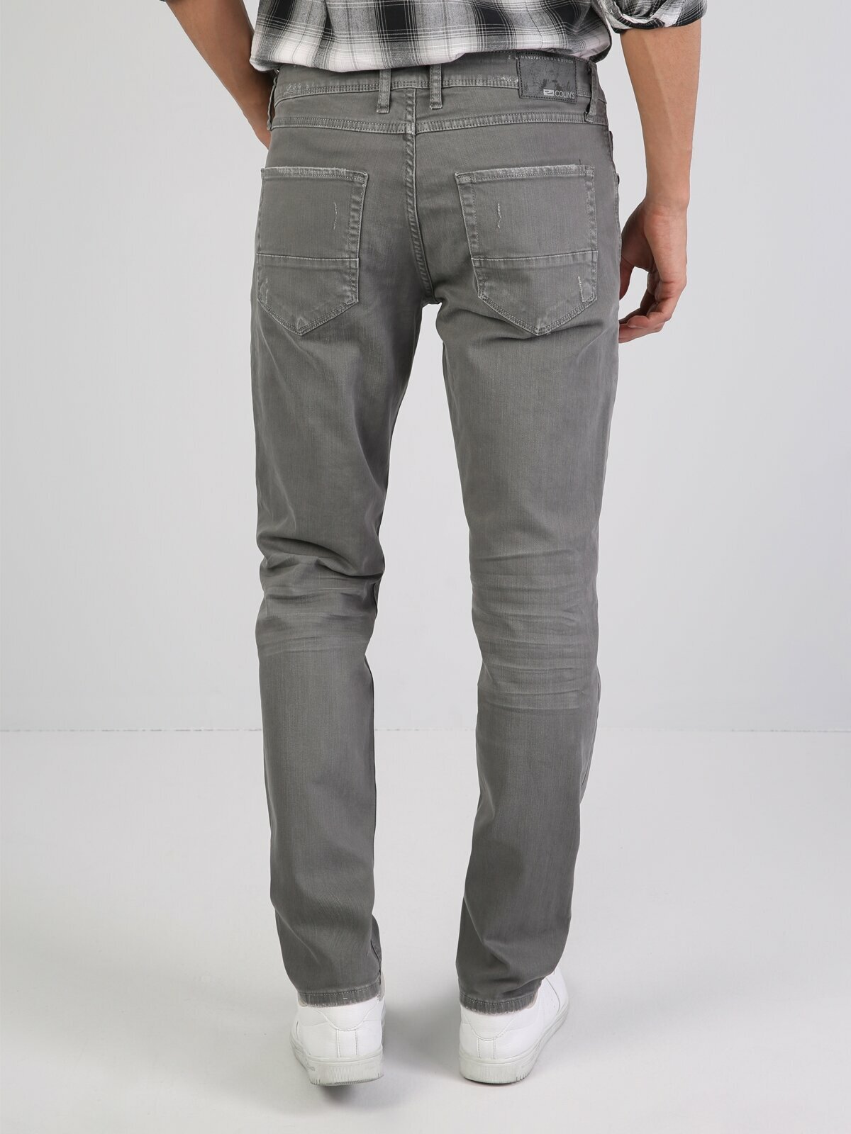 Colins – pantalon droit pour homme, taille haute, taille haute, 44 pièces