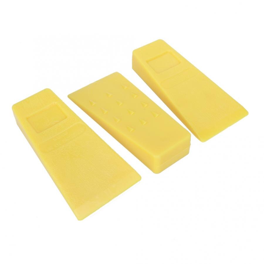 3Pcs 5.5 in Tree Felling Wedges Plastic High Impact Chainsaw Felling Cutting Wedges Chain Saw Accessories