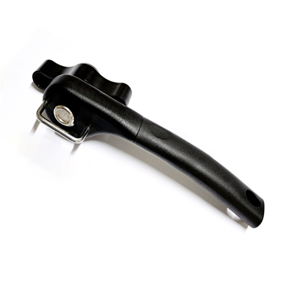 Multifunktion rustfrit stål sikkerhedsside skåret manuel dåseåbner køkkenværktøj bar gadgets dåser flaskeåbner salg  #15: Sort