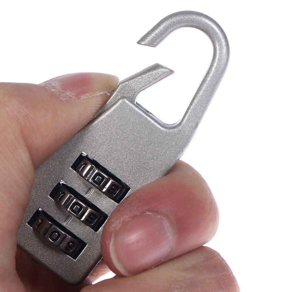3 Digit Dial Combination Code Number Lock Padlock Safety Travel Security Lock For Luggage Backpack Suitcase Drawer Durable Locks