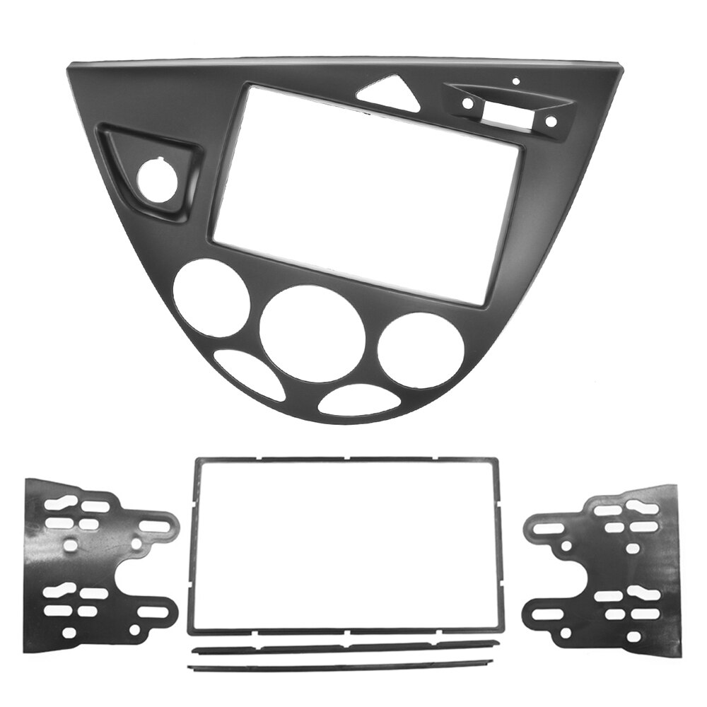 Double 2 Din Frame for Ford Focus /Fiesta Stereo Fascia Car Radio Panel Refitting Installation Trim Kit Face Frame Fasica