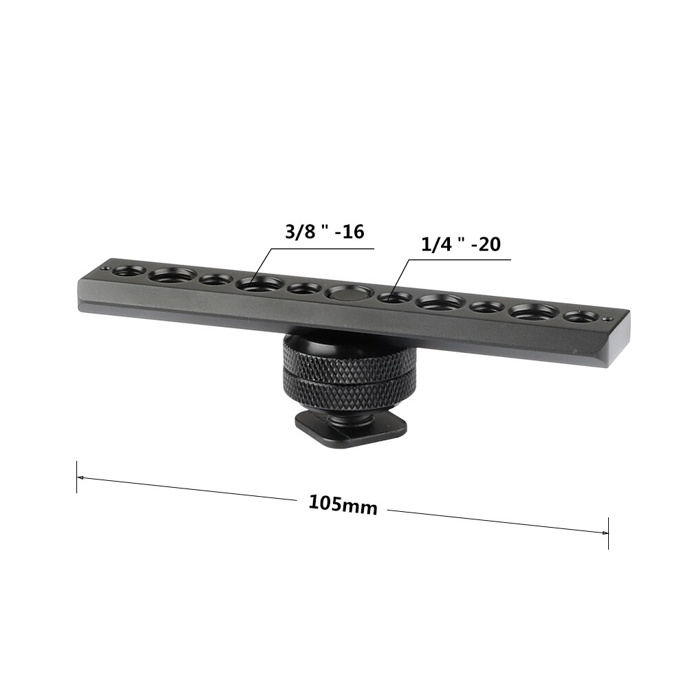 Kayulin Standard NATO Safety Rail 105mm &amp; Shoe Mount &amp; 3/8"-16 Female Thumbscrew