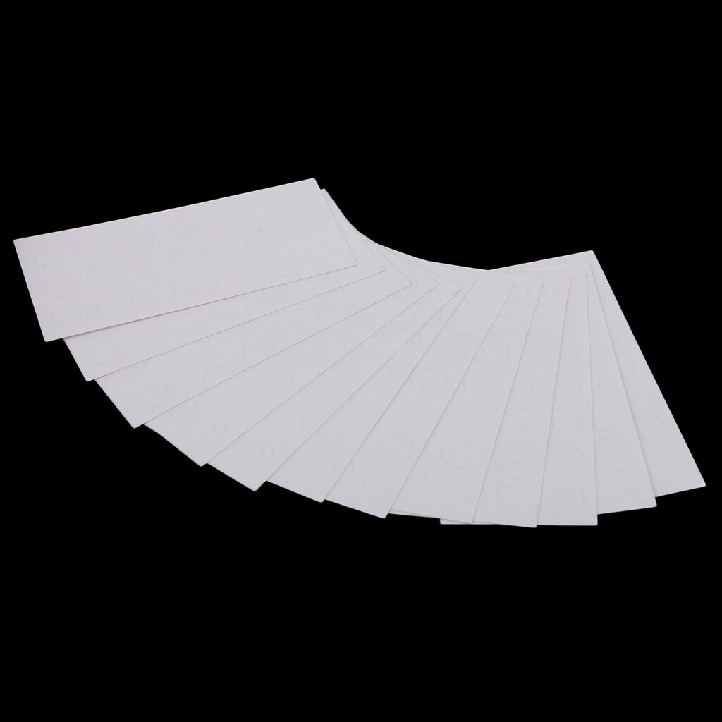 12mm Cirkel Losse Blad Versterking Stickers Gat Versterkingen Labels 12 Vel/Pak