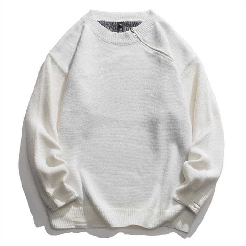 Skelet Bone Jacquard Truien Streetwear Harajuku Casual Trui Mannen Kleding Winter Jas Retro Losse Paar Top