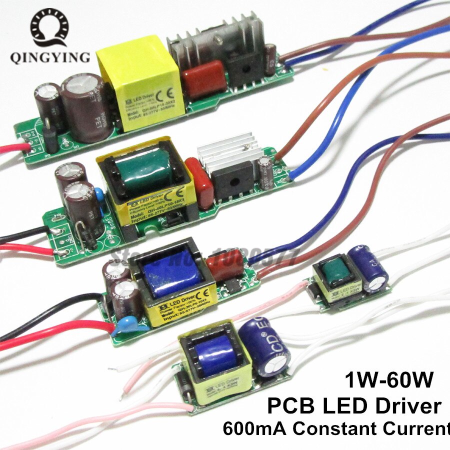LED Treiber Netzteil 6-10x3W | 85-265V, 600mA | Für Hochleistungs-LED-Lampen