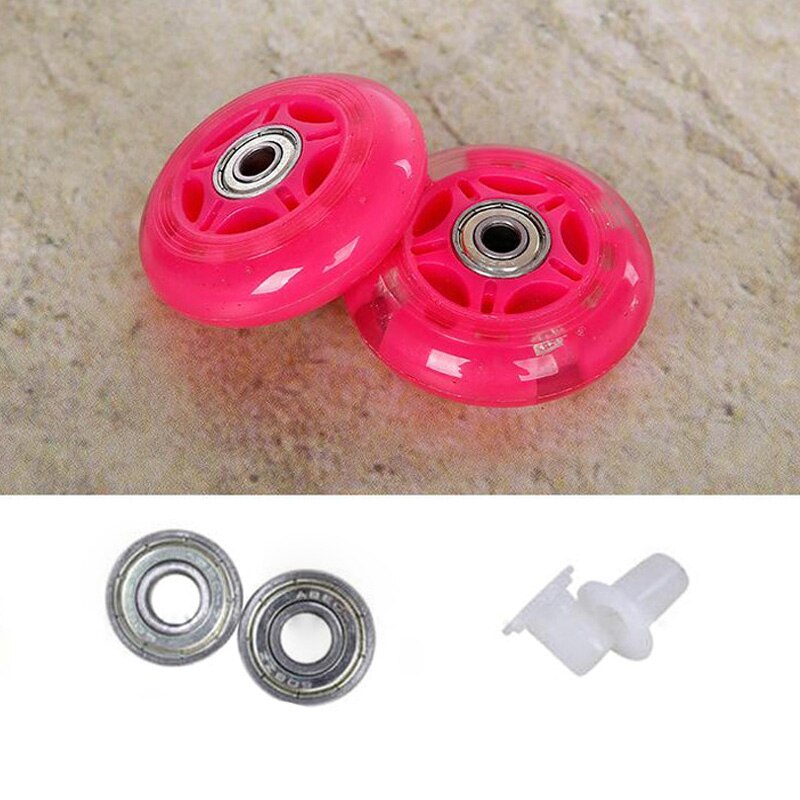 Ruedas de patín en línea de alta elasticidad, accesorios de repuesto de 70mm, 4 Uds.