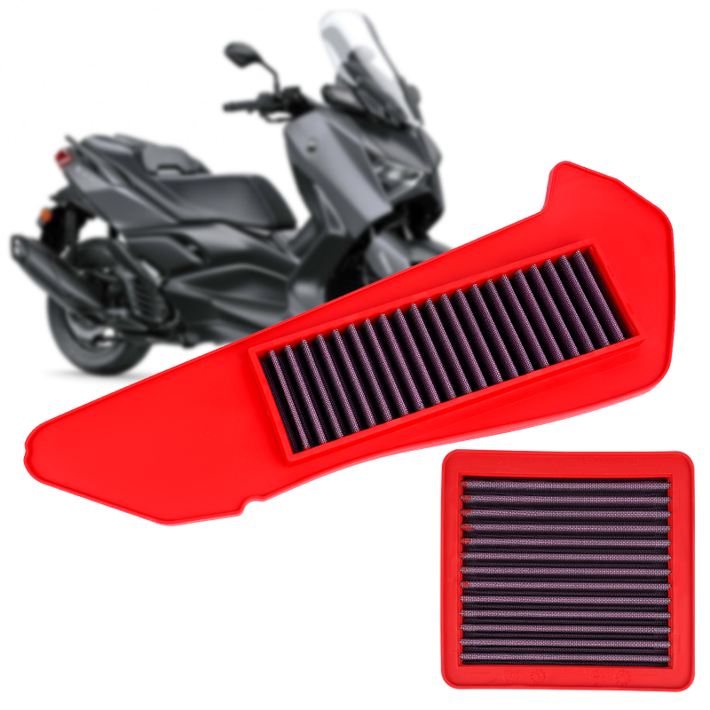 Filtro de aire de modificación y mantenimiento de motocicletas.