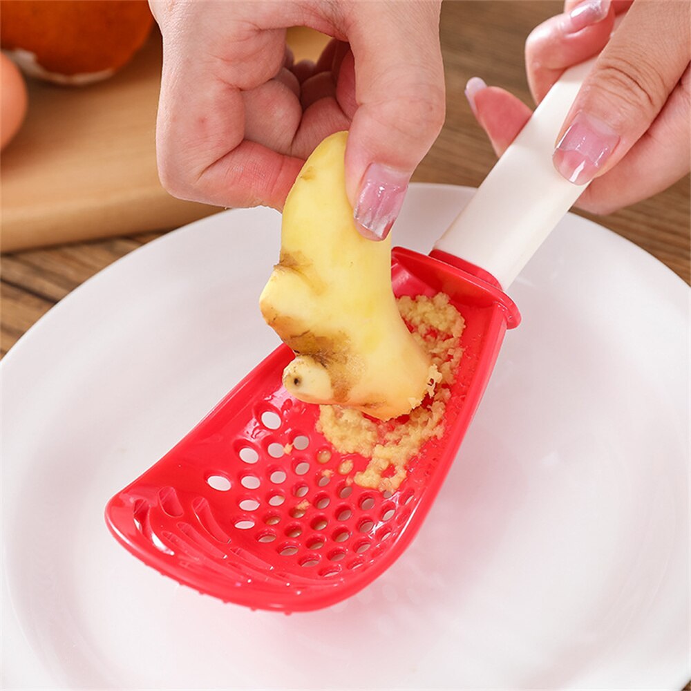 Multi-function Cooking Spoon Multi-function Kitchen Tool Colander Filter Grater Food-grade High Temperature Cooking Gadget