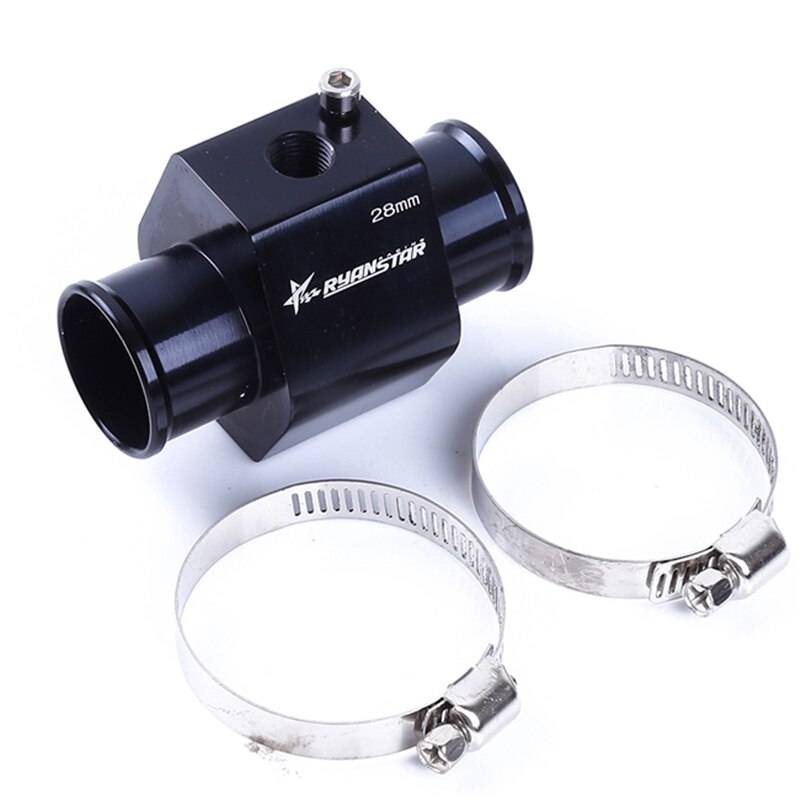 Neueste 1Pc Wasser Temp Temperatur gemeinsam Rohr Sensor Messgerät Kühler Schlauch Adapter Größe 28/30/32/ 34/36/38/40mm