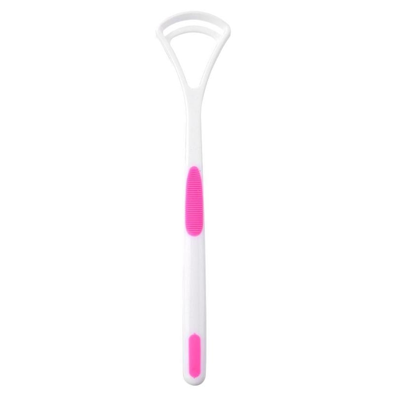 1PC Tongue Brush Tongue Scraper Cleaner Dental Brush Oral Care Toothbrush Tongue Cleaning Tool Fresh Breath: d