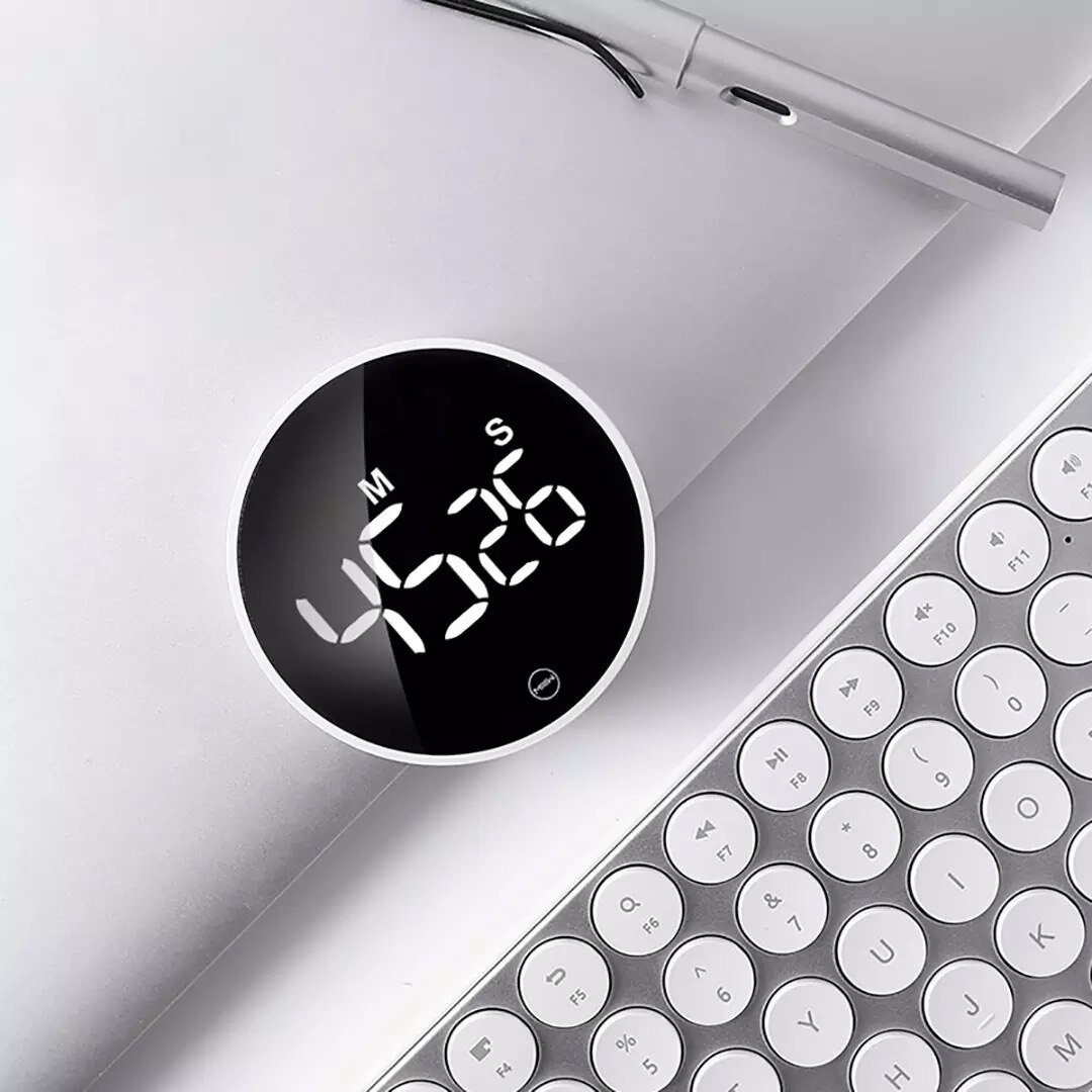 Youpin Miiiw Roterende Timer Verstelbare Sound Helderheid Magnetische Led Digitale Display Draagbare Eenvoudige Keuken Koken Wekker